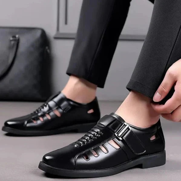 Sandália Masculina de Couro