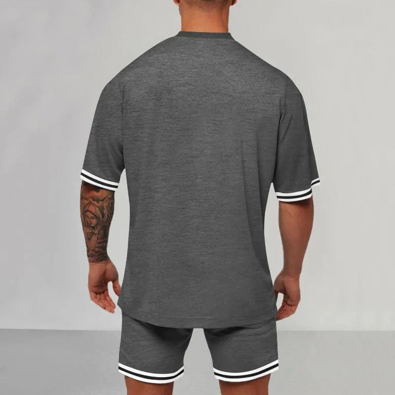 Conjunto Masculino Casual - Bermuda e Camiseta