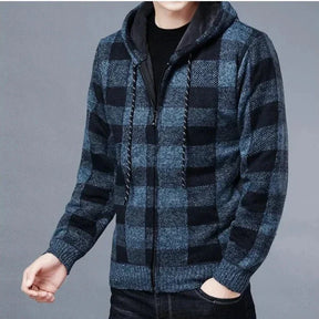 Jaqueta Xadrez com Capuz - Estilo e Conforto