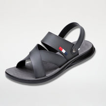 Sandália Masculina de Couro Antiderrapante