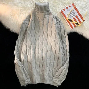 Suéter Masculino de Gola Alta - Elegância e Conforto